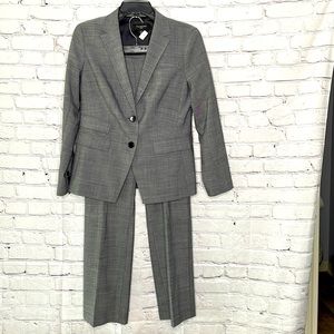Talbots grey pant suit
